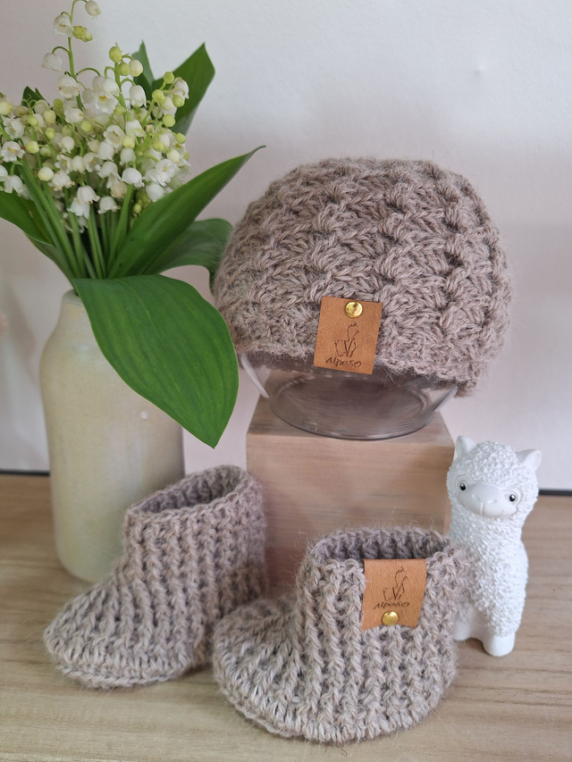 Bonnet bébé ficelle - collection élégance