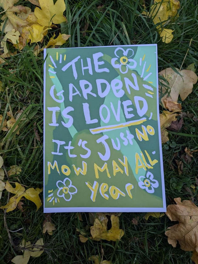 The Garden Is Loved print