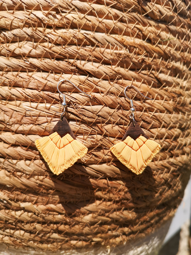 Collection Macramé Bohème - Boucles d&#039;oreilles Calista