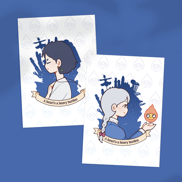Cartes postales A6 A HEART'S A HEAVY BURDEN