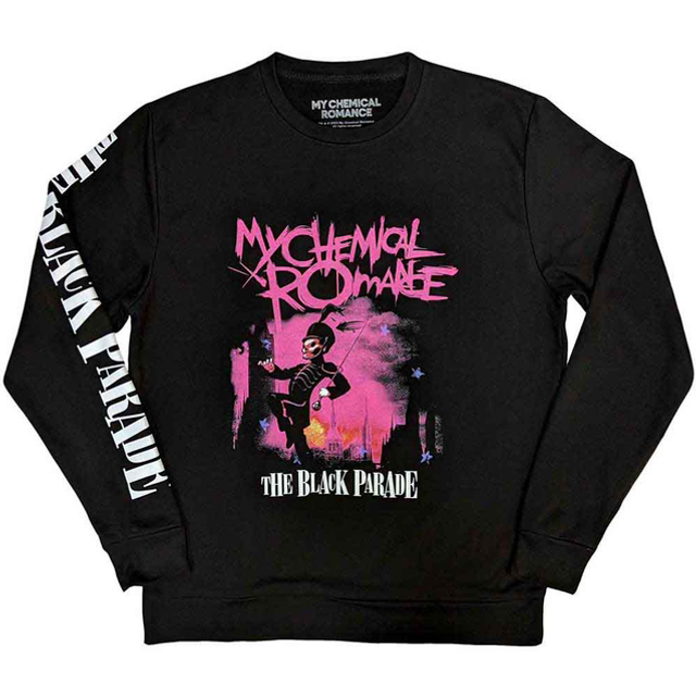 MY CHEMICAL ROMANCE UNISEX SWEATSHIRT: MARCH (SLEEVE PRINT)
