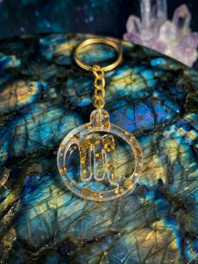 Porte clés Signe Astrologique OR