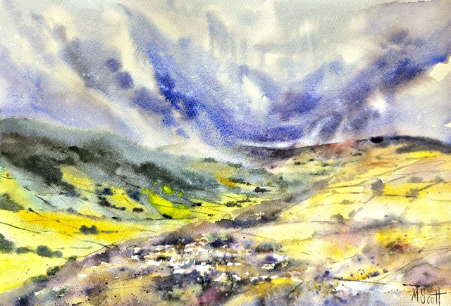 Rain Over Reeth - prints (limited edition)