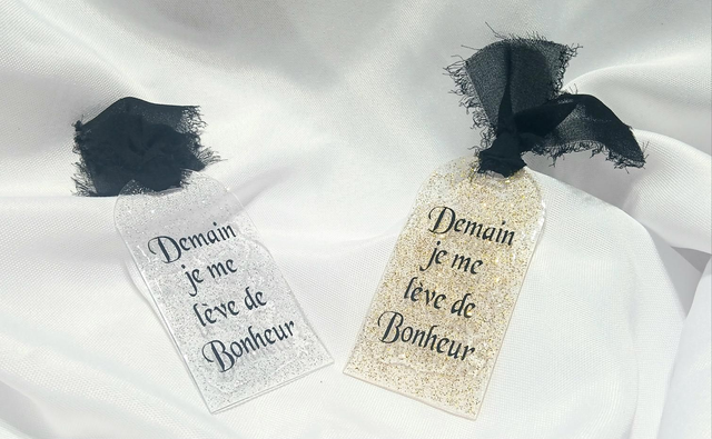 MARQUE-PAGE "Demain je me lève de bonheur"