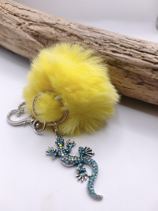 Porte clef/ bijou de sac salamandre 