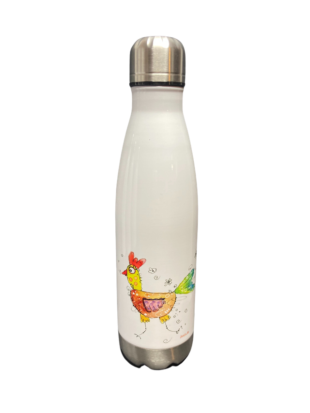 Thermosflasche "Hühnerdame"