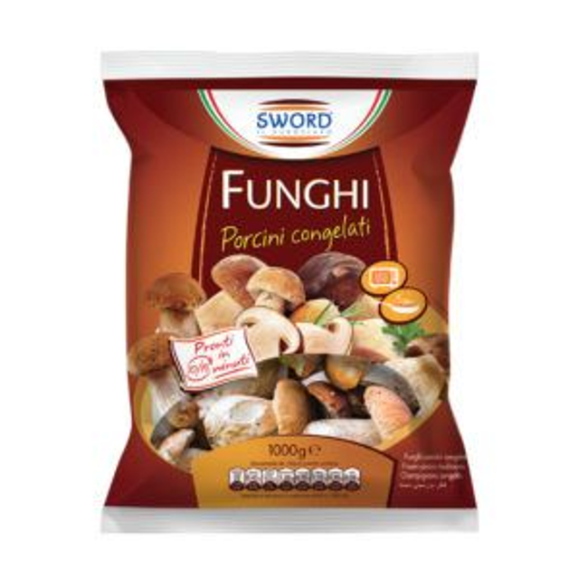 FUNGHI PORCINI CUBI 1 KG