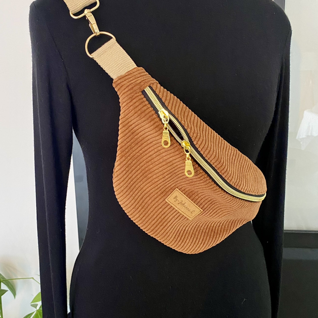 Sac Banane VELLUTO Marron