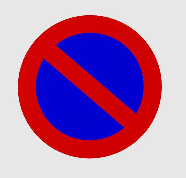 Panneau prescription B6a1 - Stationnement Gênant