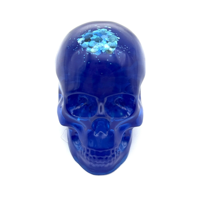 Tête de mort XS Bleue 