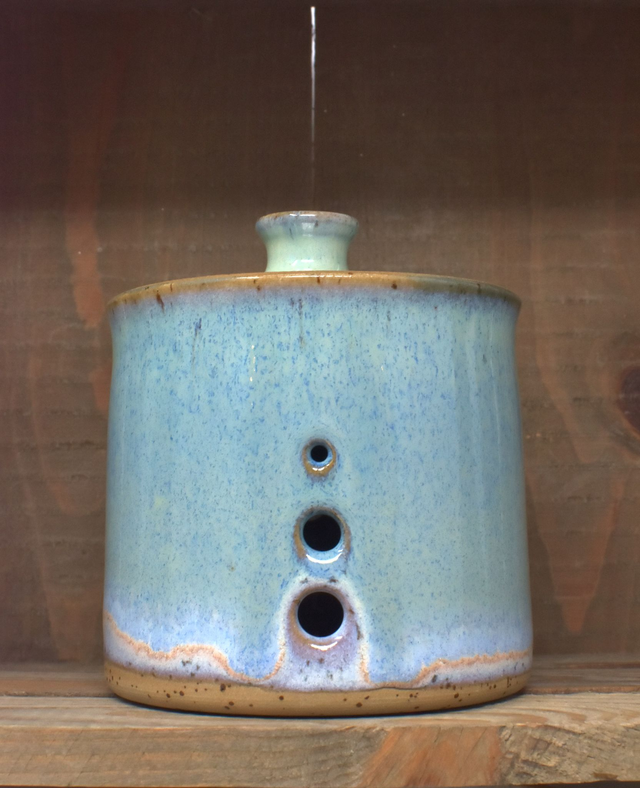 Garlic Keeper - Speckled Ocean Blue