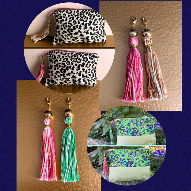 Paire de pompons embellisseurs