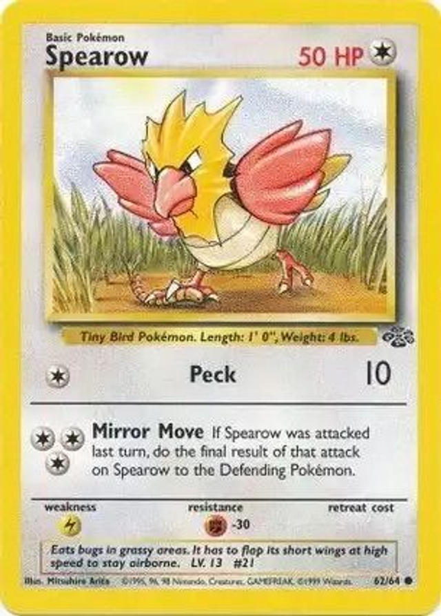 Spearow - 62/64 (Jungle Unlimited)