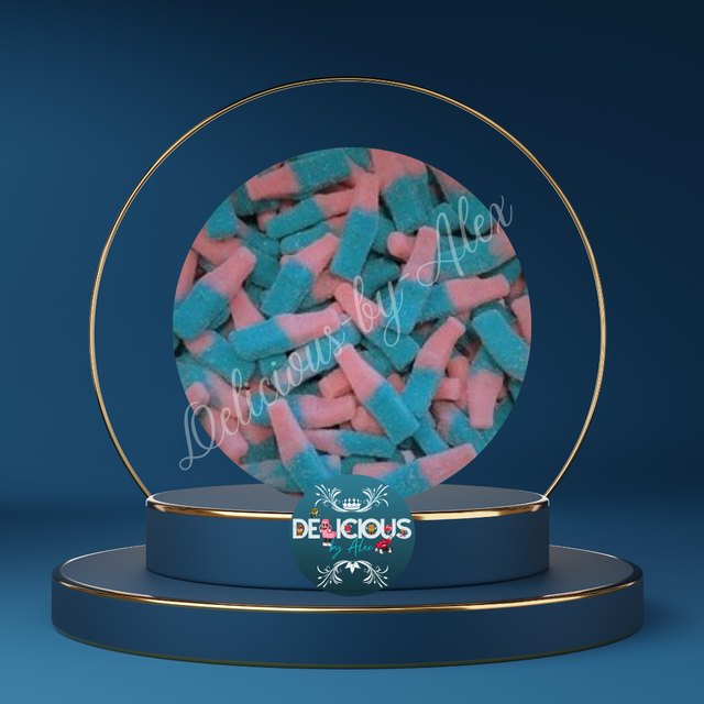 Bouteille de coca saveur bubble gum 100g