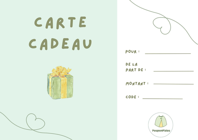 Carte cadeau 