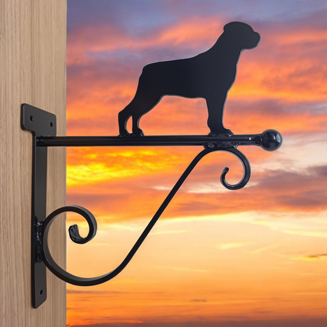 Rottweiler Hanging Basket Bracket