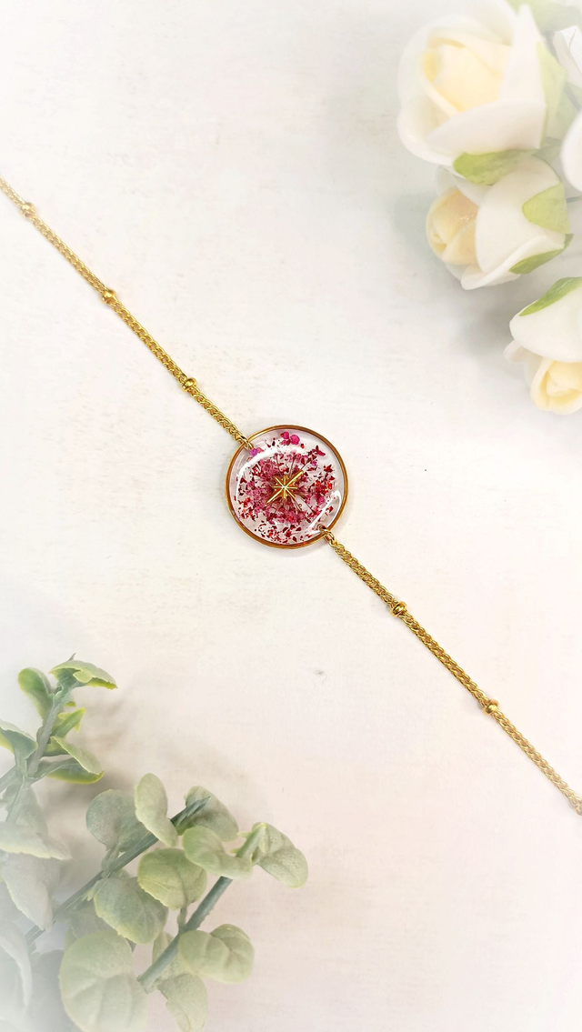 KALLISTA - Bracelet - Rouge Capucine