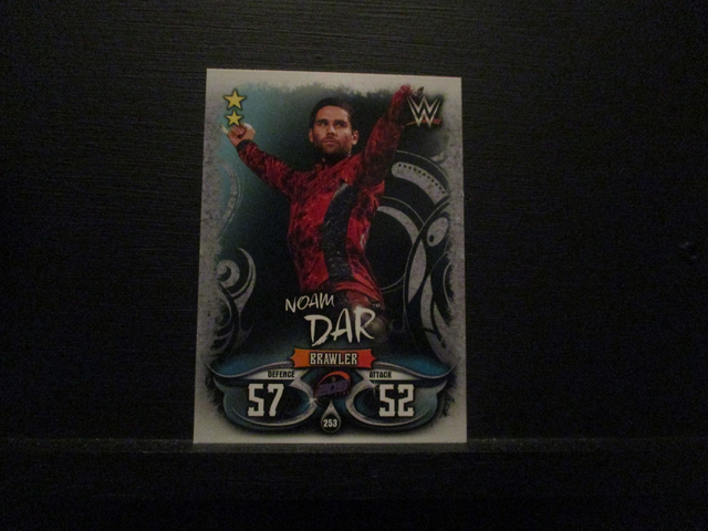 Noam Dar - W 205 Live Slam Attax Live Original Trading Card #253