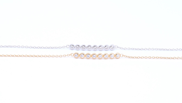 Elegantes Zirkonia-Armband – wahlweise Silber oder Vergoldet - Katja