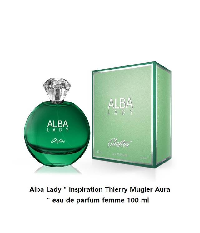Alba Lady " inspi Thierry Mugler Aura " eau de parfum femme 100 ml