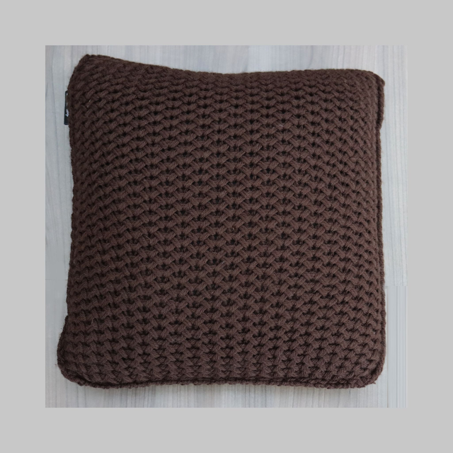 BASIC TRICOT cuscino CM. 40X40 col. cacao