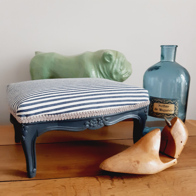 REPOSE PIEDS - GALON RUBAN ARGENT