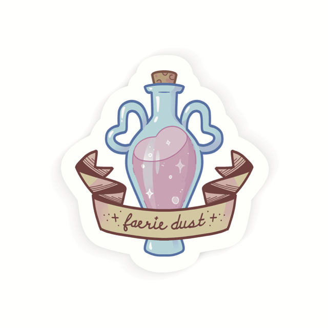 Faerie dust sticker
