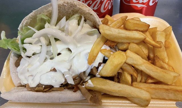 doner kebab meal
