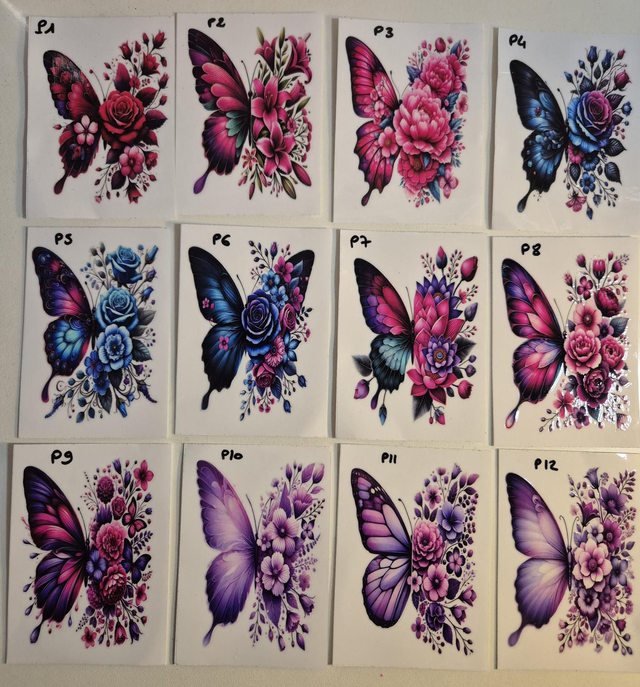 DécosDTF papillons