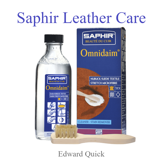 SAPHIR BEAUTE DU CUIR - OMNIDAIM (SUEDE &amp; NUBUCK CLEANER) + BRUSH - 100ml