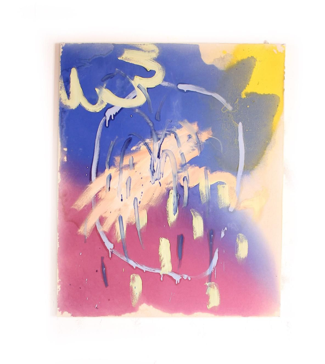 LUCIOLE par Jeanne André, 100x81 cm, huile sur toile, 2025