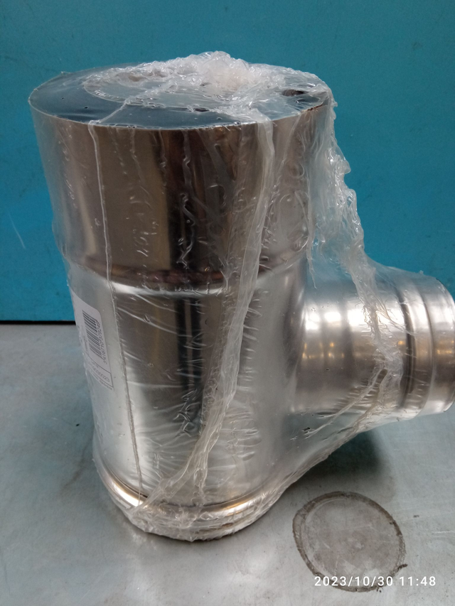 Pla - Té 90° Fumée Piquage Femelle Avec Tampon - D 80 - 2PLAT090FF80 