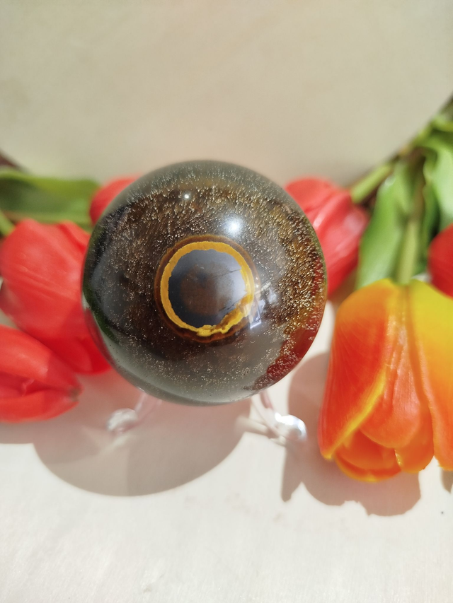 Sphère en oeil de Tigre
