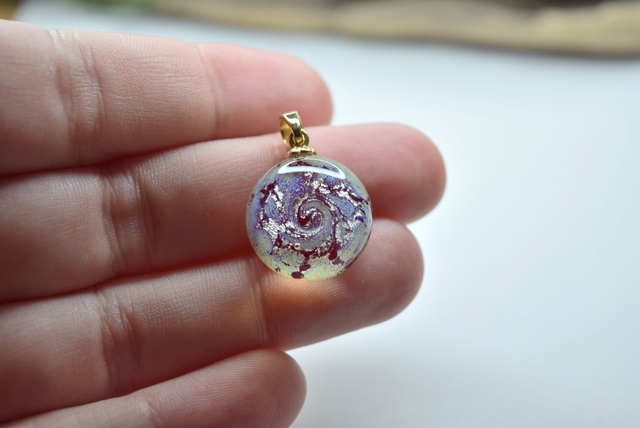 PENDENTIF GALAXIE MONTURE OR N°10