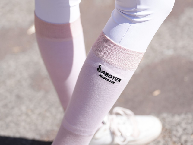 Chaussettes LE SABOTIER roses