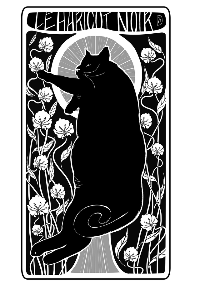 ART PRINT - LE HARICOT NOIR