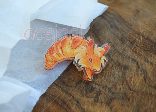 CroissBun Acrylic Pin