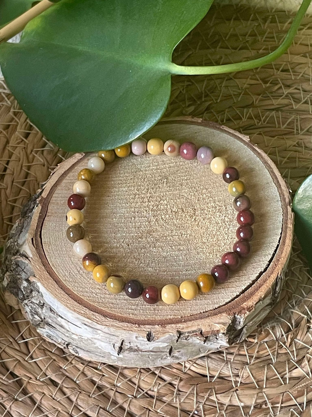 Bracelet Jaspe Mokaïte