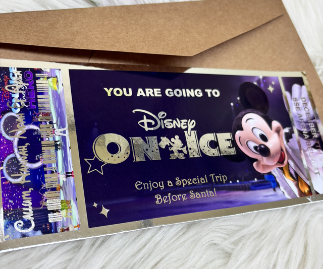 Disney on ice delux ticket 