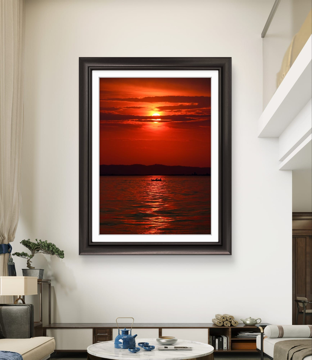 Sunset over Lake Garda - Print Only