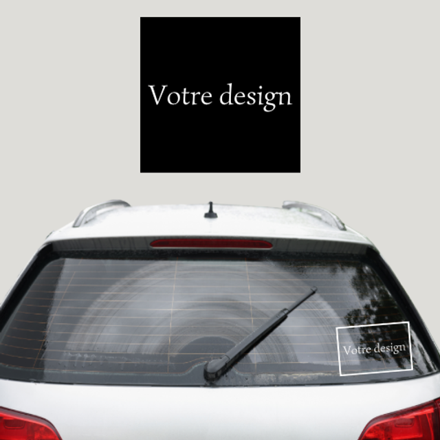 Personnalisable (Sticker Arrière)