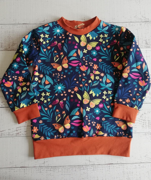 Children's Jumper - Butterfly &amp; Flower