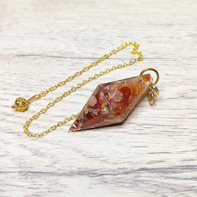 Orgonite pendule cornaline 
