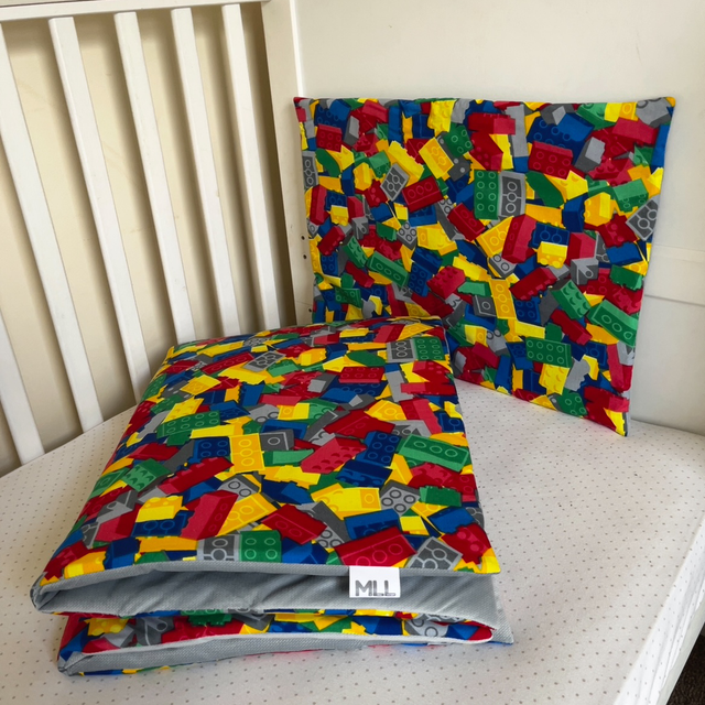 Colourful Blocks | Kids Blanket Set