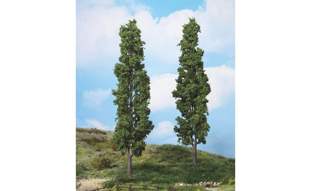 2 arbres peupliers 27cm héki 1983