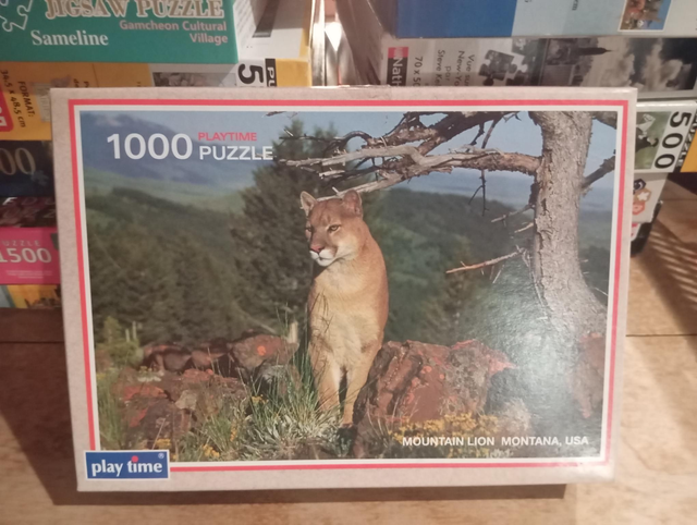 Puzzle play time 1000 pièces fauve