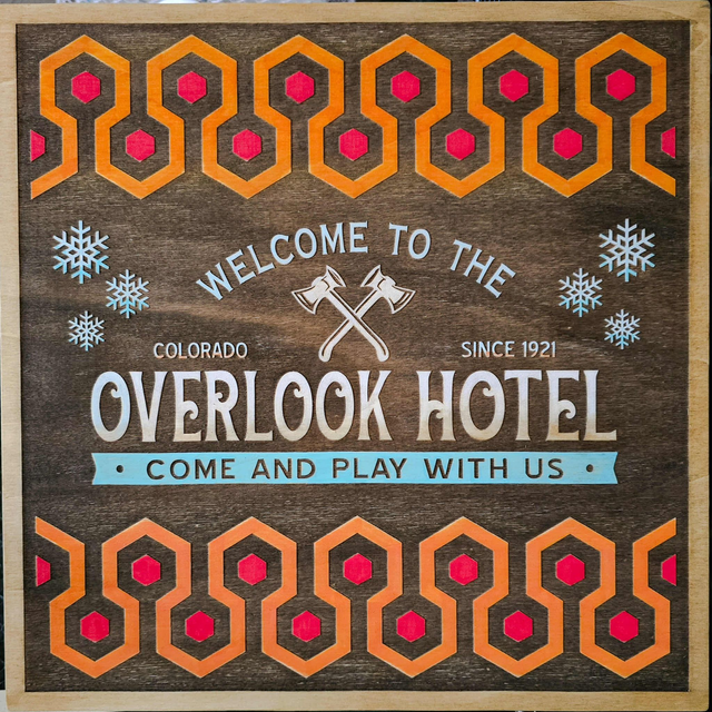 Tableau Overlook Hôtel Shinning