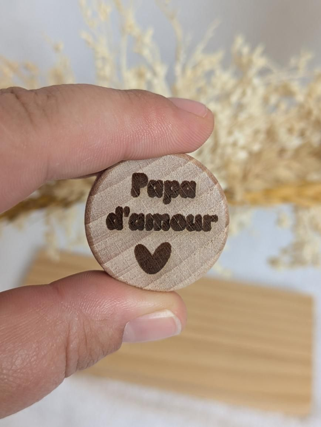 Bouchon de bouteille de vin - papa d'amour 