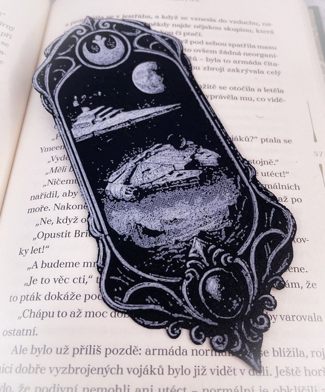 Záložka Frame SW Vesmírná