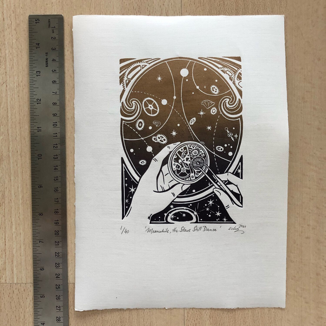 Meanwhile, the Stars Still Dance (Limited edition) - Blue and gold